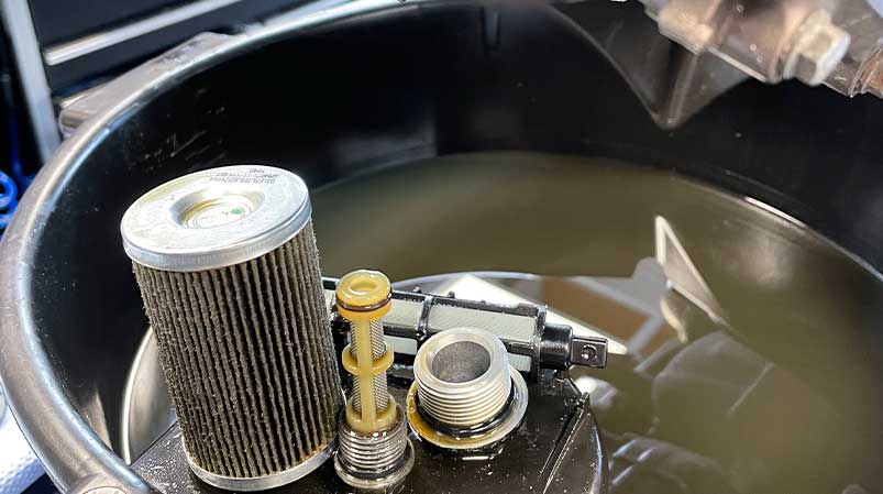 Ölfilter mit Ölsieb