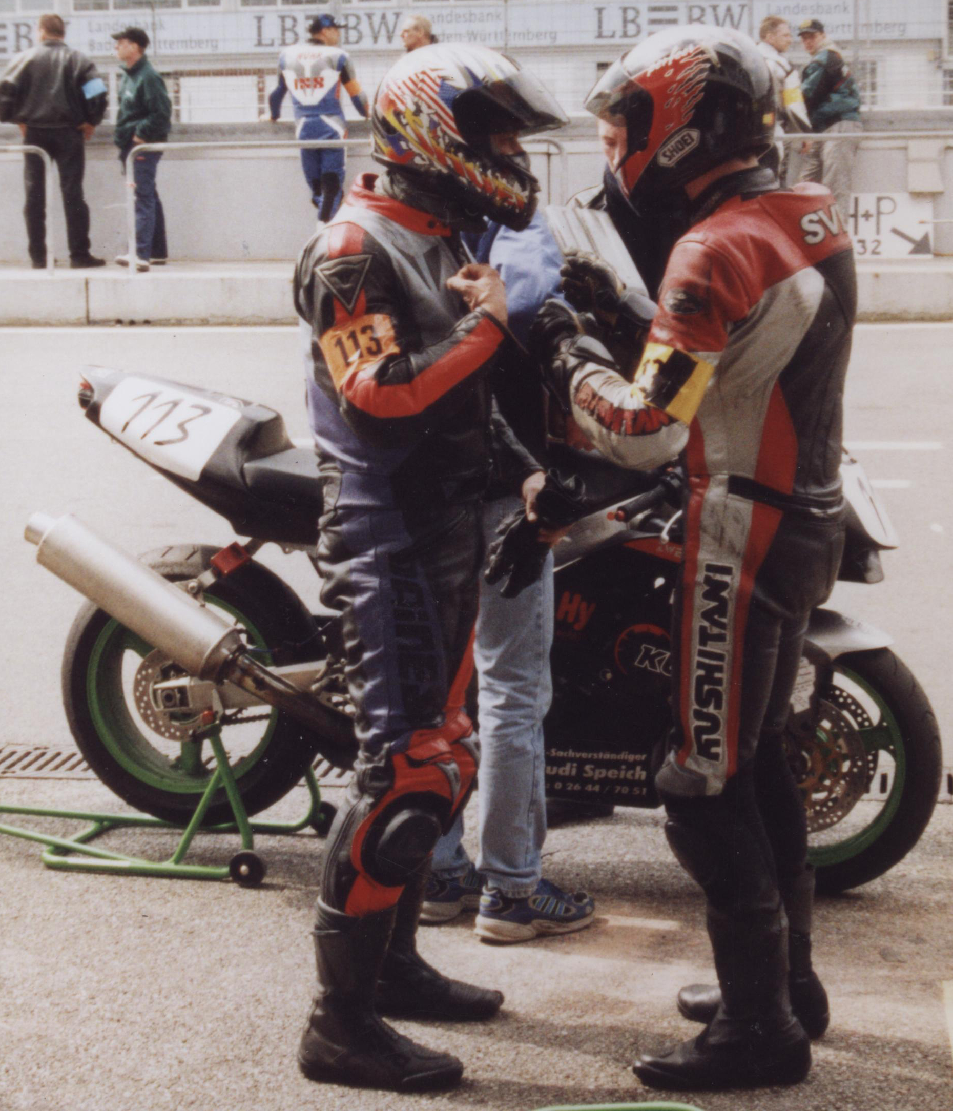 Sven Kurtenbach beim Motorrad-Rennen